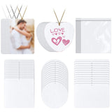 30Pcs Sublimation Air Freshener Blanks Fragrant Sheets Bags