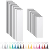 30Pcs Sublimation Blank Bookmarks, DIY Bookmark Craft Projects