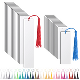 30Pcs Sublimation Blank Bookmarks, DIY Bookmark Craft Projects