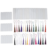 30Pcs Sublimation Blank Bookmarks, Double Sided DIY Craft Projects