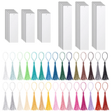 30Pcs Sublimation Blank Bookmarks, DIY Bookmark Craft Projects