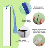 30Pcs Sublimation Blank Bookmarks, Double Sided Printing