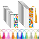30Pcs Sublimation Blank Bookmarks, Double Sided Printing