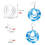 30Pcs Sublimation Earrings Heat Transfer Wire Hook For DIY Jewelry Making Craft