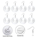 30Pcs Sublimation Blank Earrings Wire Hook DIY Jewelry Making Craft