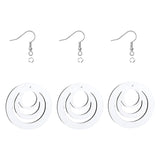 30Pcs Sublimation Blank Earrings Wire Hook For DIY Jewelry Making