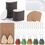 30Pcs Sublimation Earring Blanks Heat Transfer Supplies