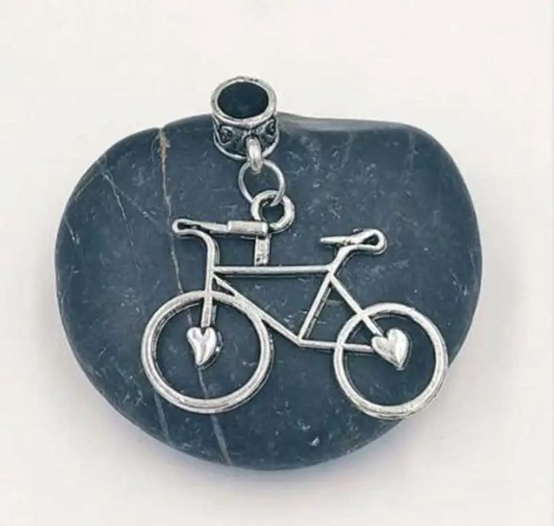 30Pcs Tibetan Silver Plated Bicycle Pendant DIY Jewelry Accessories