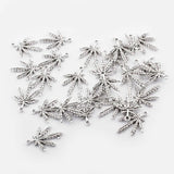 30Pcs Tibetan Silver Maple Leaves Charms Pendant DIY Jewelry Findings