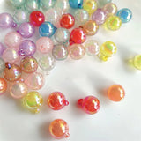 30Pcs Transparent Bubble Ball Acrylic Charms DIY Jewelry Making Pendant