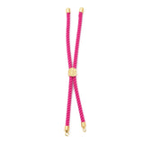 30Pcs Twisted Nylon Cord Silder Bracelets for Jewelry Making