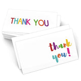 30pcs Craft Paper Thank You Cards for Small Business Order Packaging