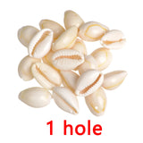 30Pcs Sea Shell Beads Cowrie Charm DIY Necklace Bracelet Jewelry Findings