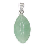 30Pcs Eye Shape Pendant Green Turquoise Malachite Quartz Agate DIY Necklace Gift