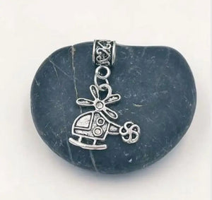 30Pcs Zinc Alloy Helicopter Charms for DIY Jewelry Making