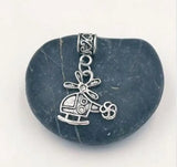30Pcs Zinc Alloy Helicopter Charms for DIY Jewelry Making