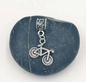 30Pcs Zinc Alloy Bicycle Charms Tibetan Silver Plated Bike Pendant DIY Jewelry
