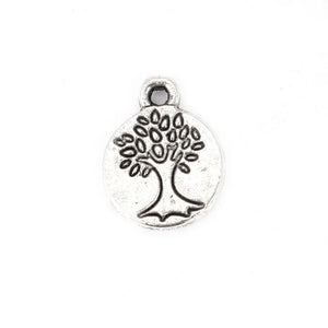 30Pcs Tree of Life DIY Charms Pendants Supplies Jewelry Making Earrings Keychain