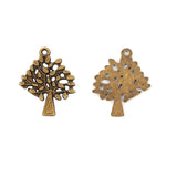 30Pcs Tree of Life DIY Charms Pendants Supplies Jewelry Making Earrings Keychain