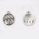 30Pcs Tree of Life DIY Charms Pendants Supplies Jewelry Making Earrings Keychain