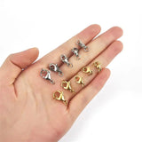 30Pcs Stainless Steel Lobster Clasp Jump Rings Jewelry Making Findings