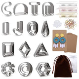 Polymer Clay Cutters Set for Earrings with Accessories