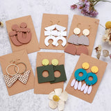30 Pcs Polymer Clay Cutters for Jewelry Making with Earring Cards