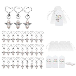 Lucky Guardian Angel Keychain Keepsake Baby Shower Favors