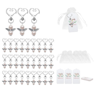 Lucky Guardian Angel Keychain Keepsake Baby Shower Favors