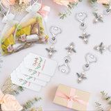 Lucky Guardian Angel Keychain Keepsake for Baby Shower Guests