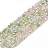 30 Round Electroplate Glass Beads 3x2.5mm for DIY Jewelry Making