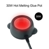 30W Mini Hot Pot Glue Stove Hair Extension Repair Tools