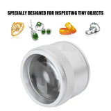 Mini Pocket Magnifier 30X 36mm Handheld Magnifying Glass Jewelry Repair