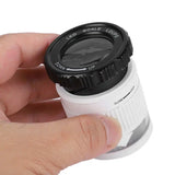 Adjustable LED Scale Loupe Magnifier 3 LED Lights UV Lamps HD Magnifying Glass