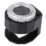 30X Adjustable Focal Length Illuminated Jewelers Loupe Magnifier