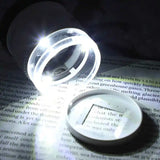 30X Optics Loupes Magnifier with Scale Portable Adjustable Magnifying Glass