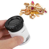 30X Optics Loupes Magnifier with Scale Portable Adjustable Magnifying Glass