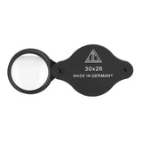 30X Portable Magnifier Jewelers Eye Tool Jewellery Folding Loupe Glass Lens