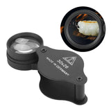 30X Portable Magnifier Jewelers Eye Tool Jewellery Folding Loupe Glass Lens