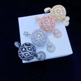 High Golden Plated Paved CZ Classic Jewelry with Spherical Zircon
