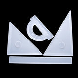 Silicone Mold Triangle Right Angle Ruler Mould for Epoxy Resin Craft