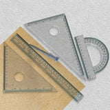 Silicone Mold Triangle Right Angle Ruler Mould for Epoxy Resin Craft
