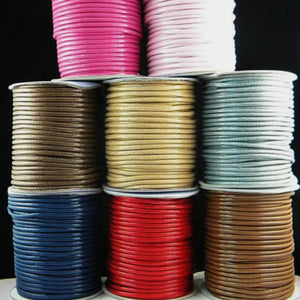 30 Color 200 Yard 1.5mm-5mm Waxed Line Necklace Rope Thread
