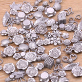 30g 50g 100g 12 Mix Flower Pearl Beads ABS Resin Flat Back Simulated Beads