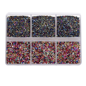 30g Broken Glass Stones Epoxy Resin Mold Fillings for DIY Crafts