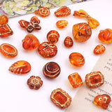 30g Mixed Retro Style Acrylic Beads For Jewelry Making DIY Bracelet 8-30mm