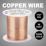 Copper Wire 0.8mm Beading Tiger Tail for Jewelry DIY Crafts