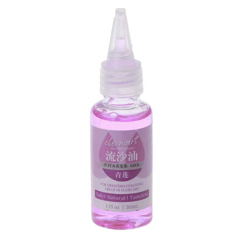 30ml Silicone Pouring Oil Acrylic UV Epoxy Resin Mold Liquid Flow Art Oil