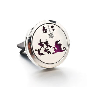 Stainless Steel Car Air Freshener Perfume Diffuser Locket Christmas