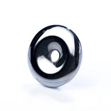 Natural Terahertz Stone Donut Shape Loose Gemstone Bead 1 Piece